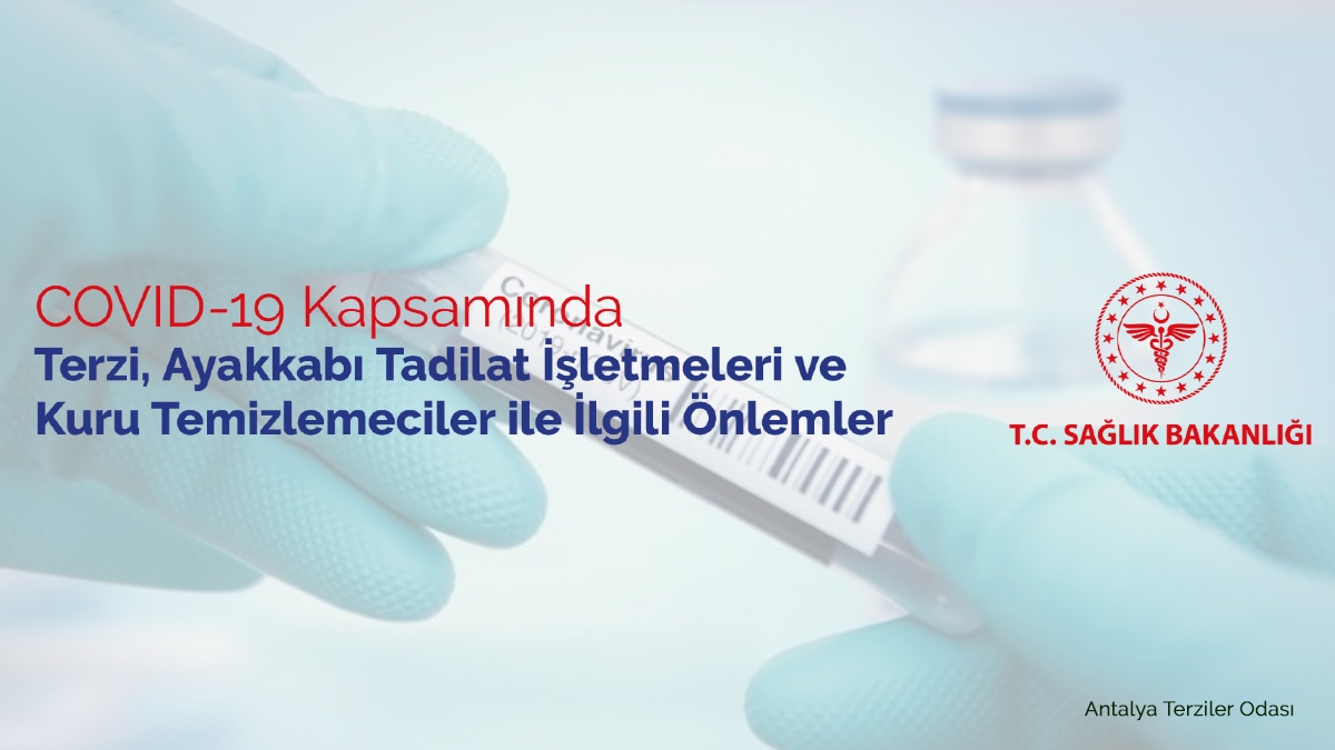 Terzi, Ayakkabı Tadilat İşletmeleri ve Kuru Temizlemeciler ile İlgili Önlemler